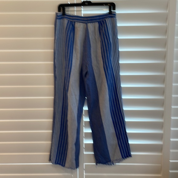 Nic+Zoe Linen/Rayon blend striped pant - Picture 2 of 13